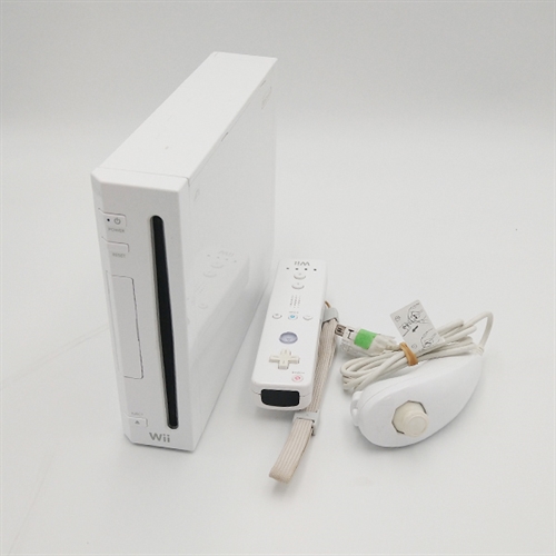 Nintendo Wii Konsol - Hvid - RVL-001 - SNR LEH24571707 (B Grade) (Genbrug)
